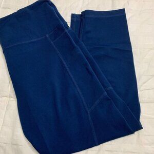 zyia activewear blue capri 8/10